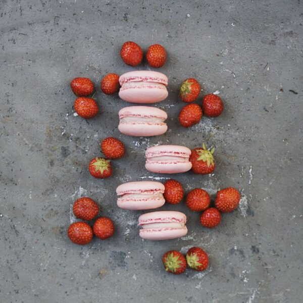 Macarons клубничные
